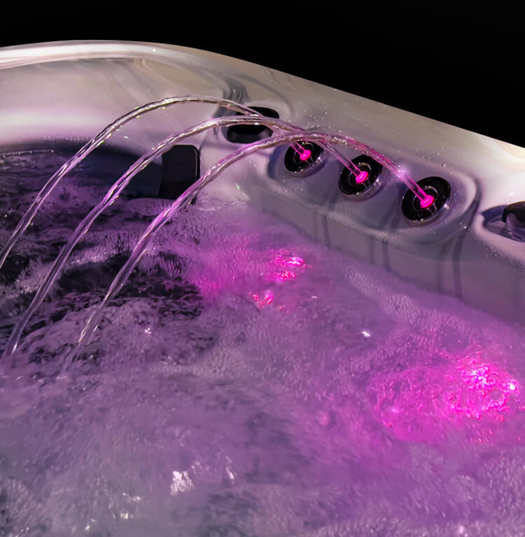 Geruisloos laminair waterfeature